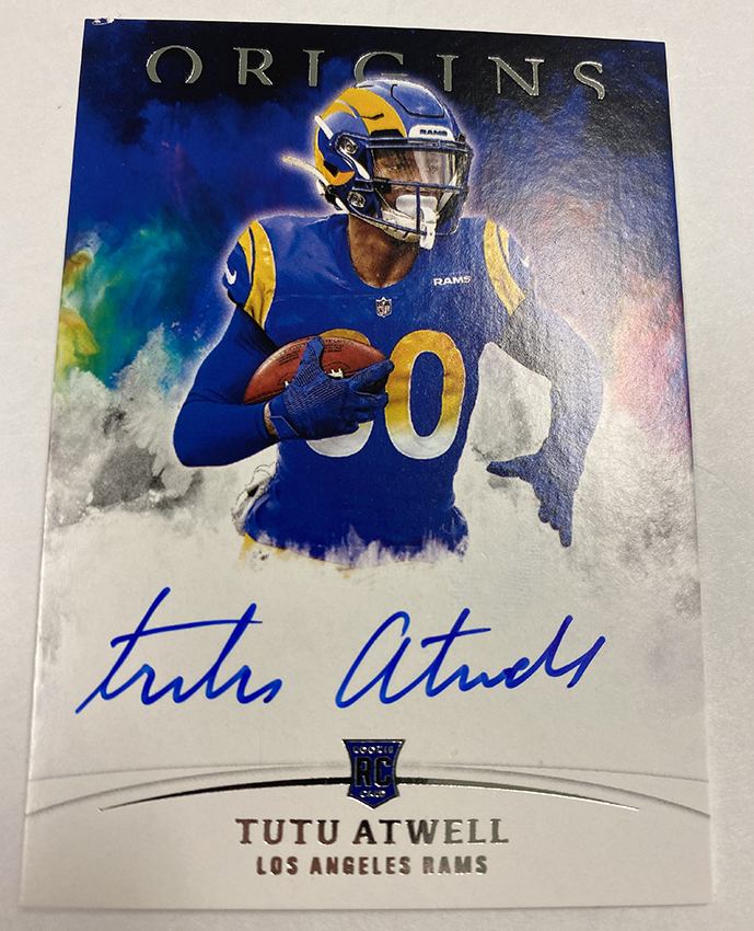 2021 NFL Prizm Tutu Atwell Pink Rookie Gear Jersey Patch. #RG-20. Rams