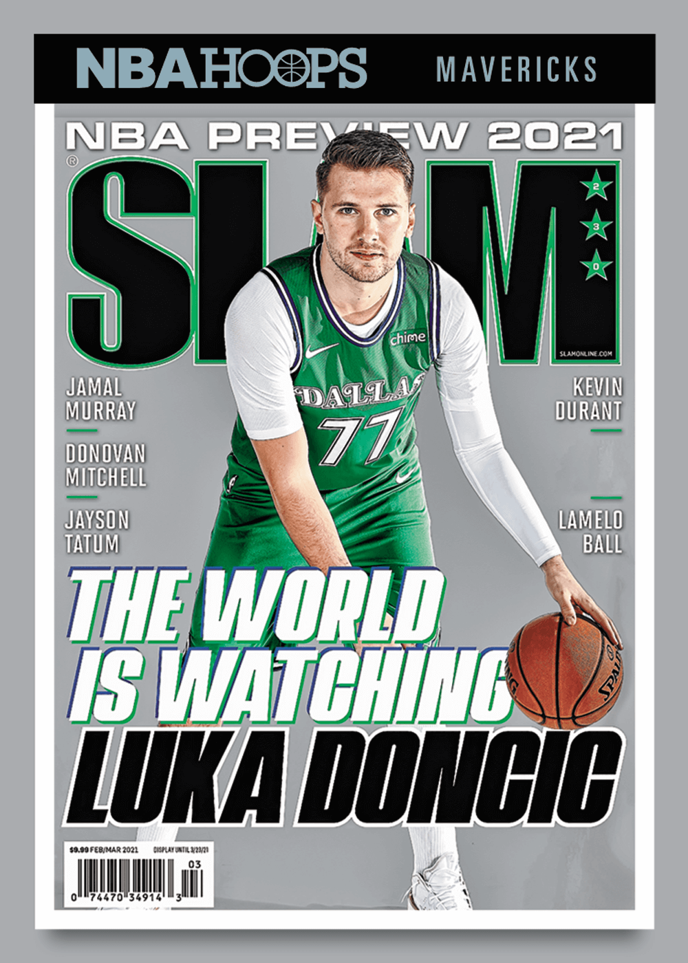 Funko POP! NBA Cover: SLAM - Luka Doncic Multi