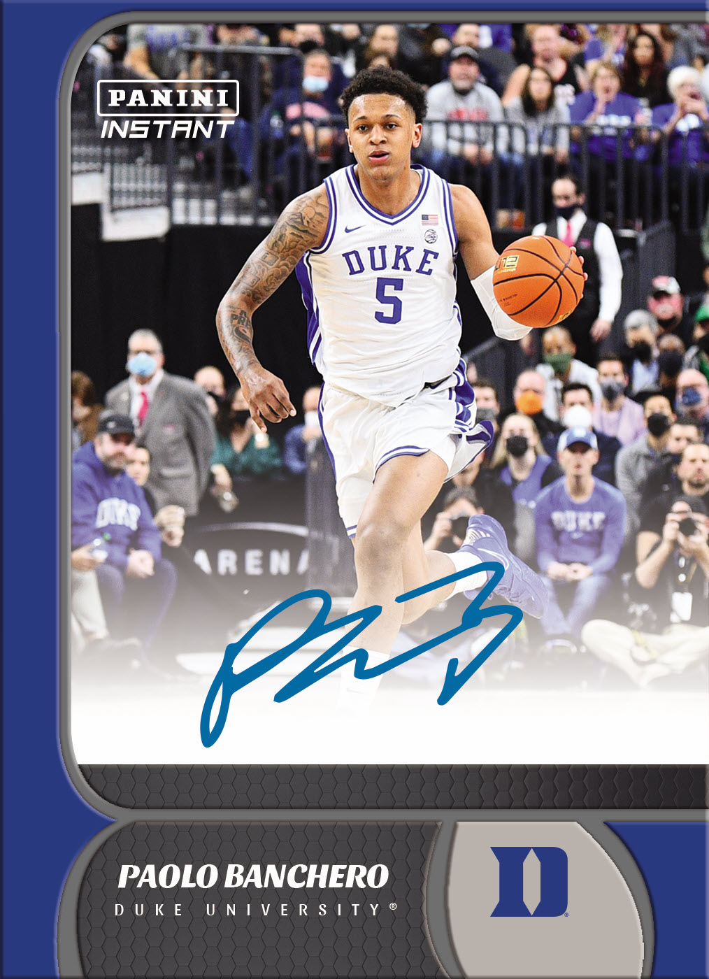 AVAILABLE NOW!! Panini Instant NIL Basketball Card – Paolo