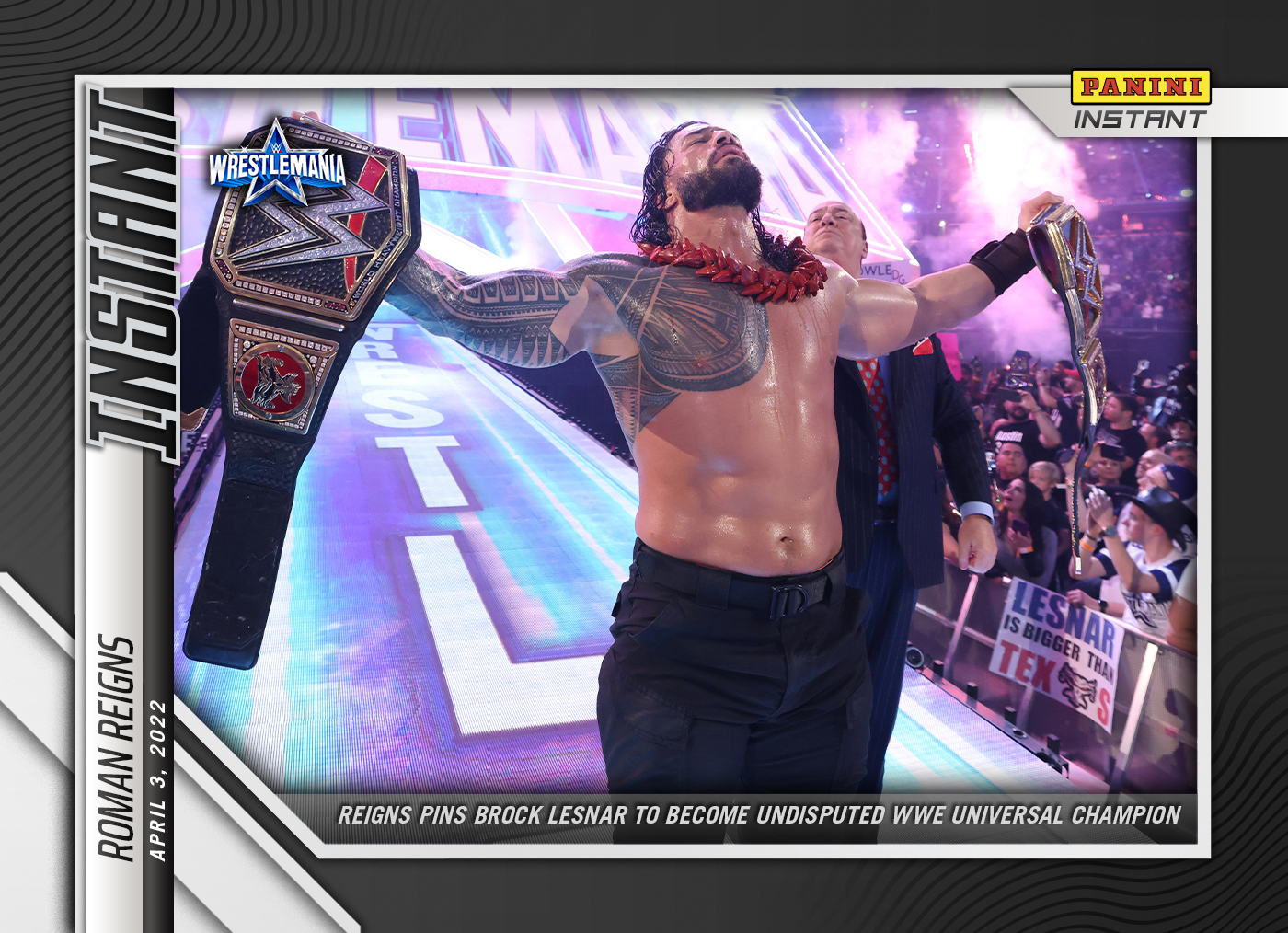 AVAILABLE NOW 2022 WWE WrestleMania 38 Panini Instant!! Undertaker