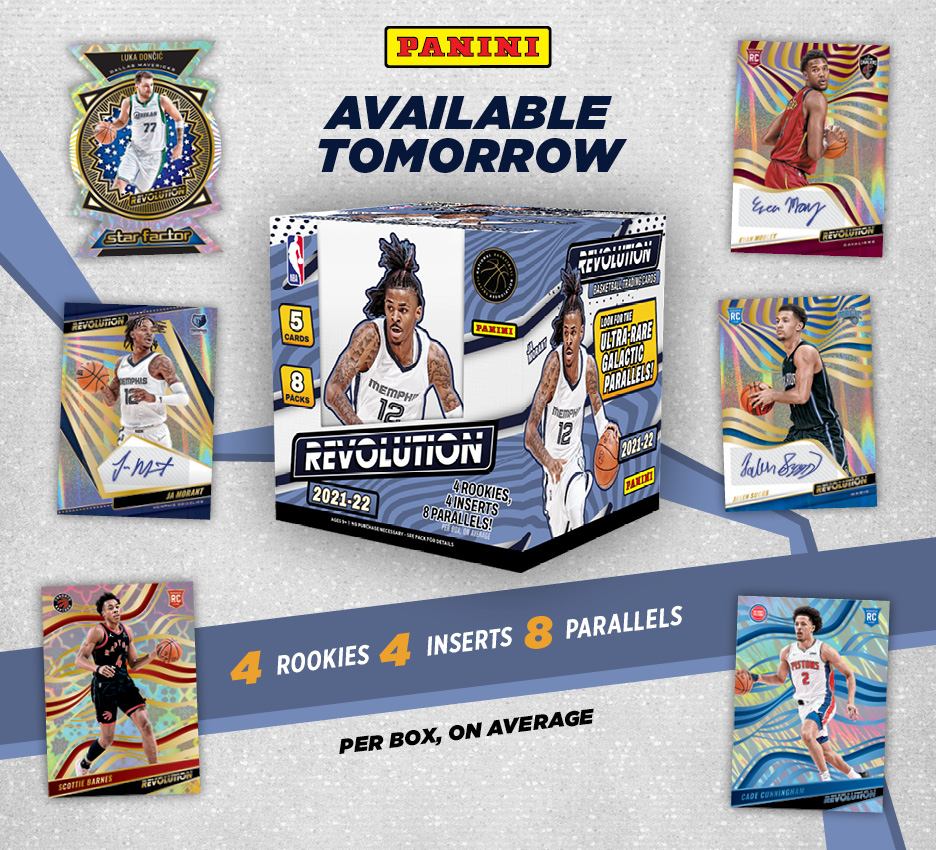 AVAILABLE WEDNESDAY!! 2021-22 Revolution NBA Basketball (Hobby ...