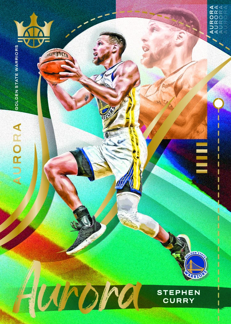 宅急便は割引特典対象！ NBAカード court kings Stephen Curry aurora