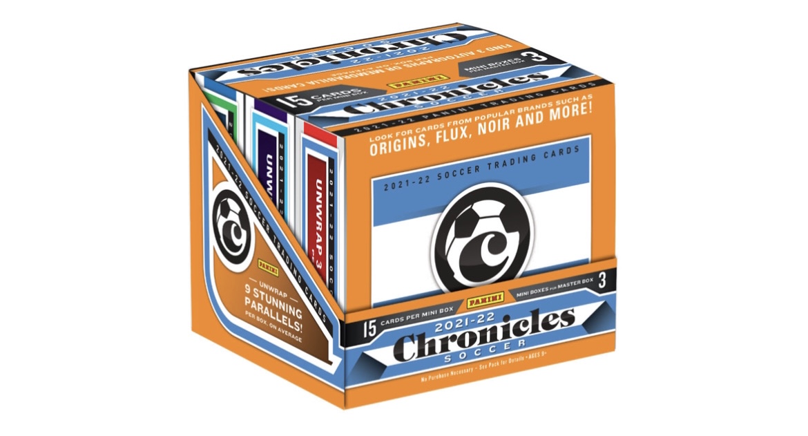 AVAILABLE WEDNESDAY (6/29)!! 2021-22 Chronicles Soccer (Hobby 