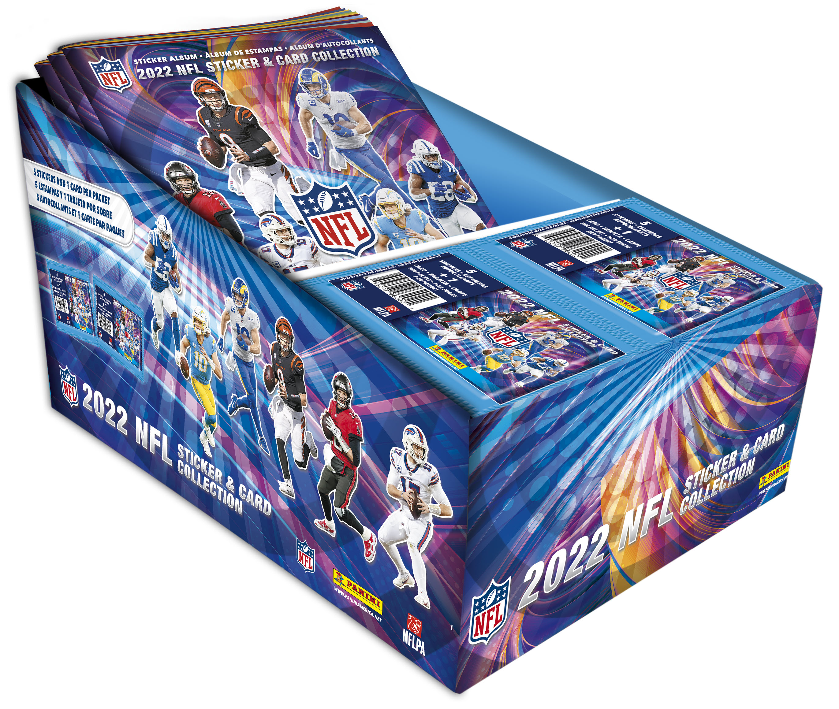 AVAILABLE WEDNESDAY (8/10)!! 2022 NFL Sticker & Card Collection The