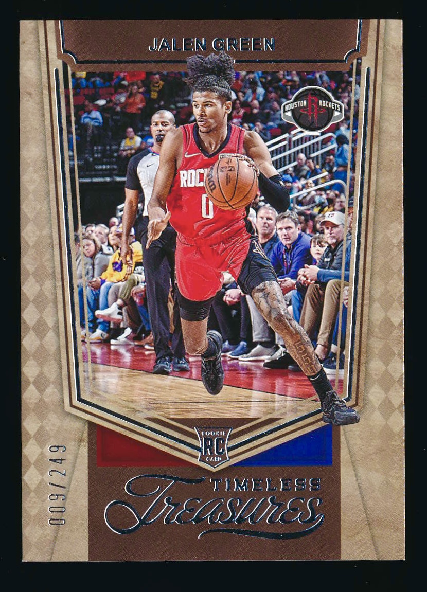 2021-22 Panini Chronicles Red 221 Jalen Green Absolute Rookie 108/149 -  Sportsnut Cards