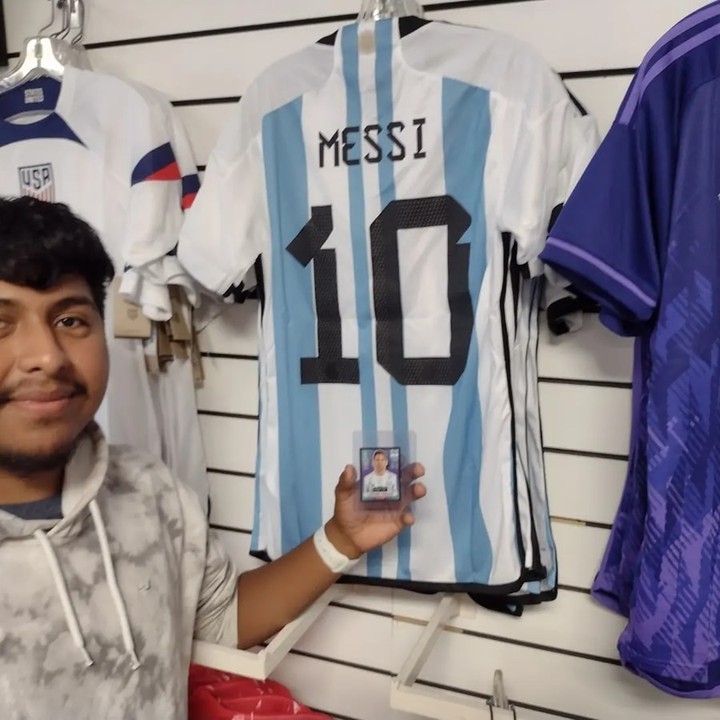 Messi shirt gets printed for 2022 FIFA World Cup™️ final