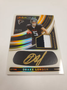 2022 Panini Mosaic White Sparkle Prizm DRAKE LONDON RC Atlanta