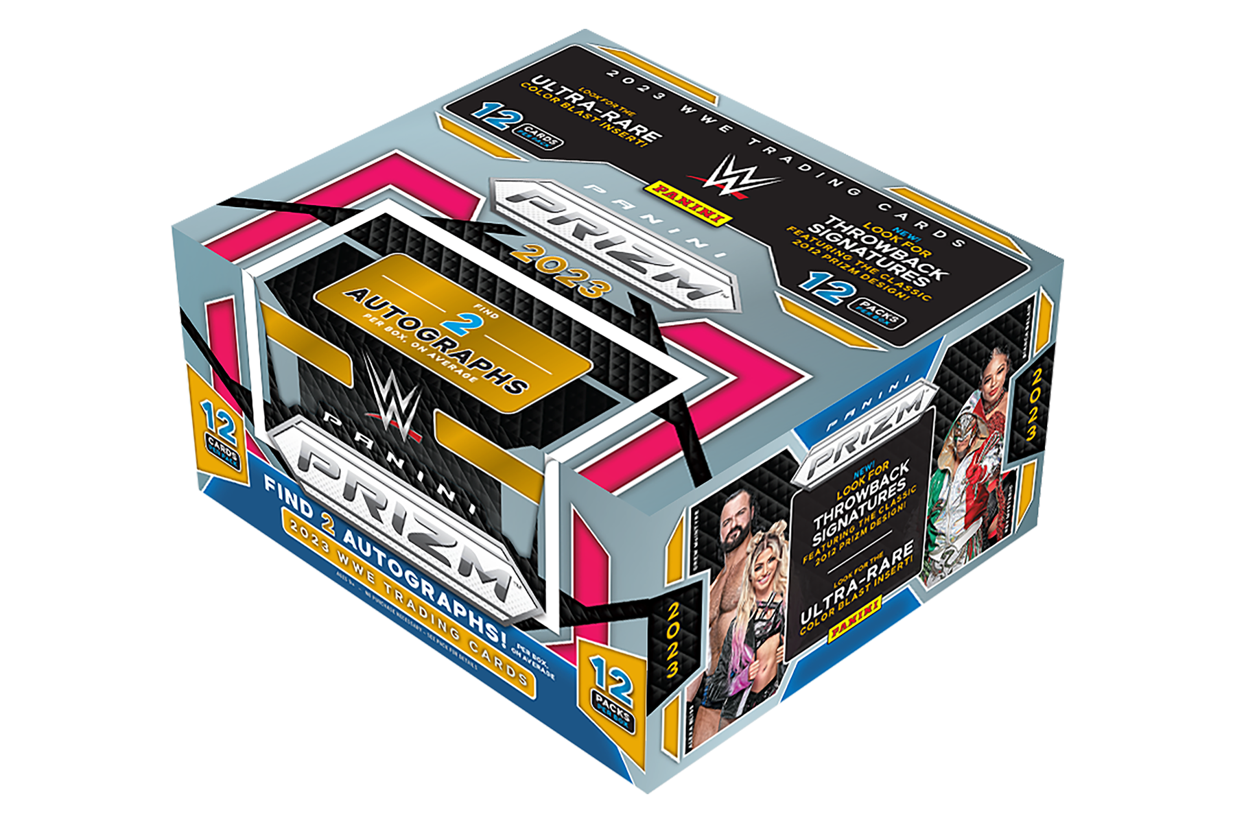 2023 Panini Prizm WWE Wrestling Blaster Box - 6 Packs - 24 Trading Cards  Inside : : Toys & Games