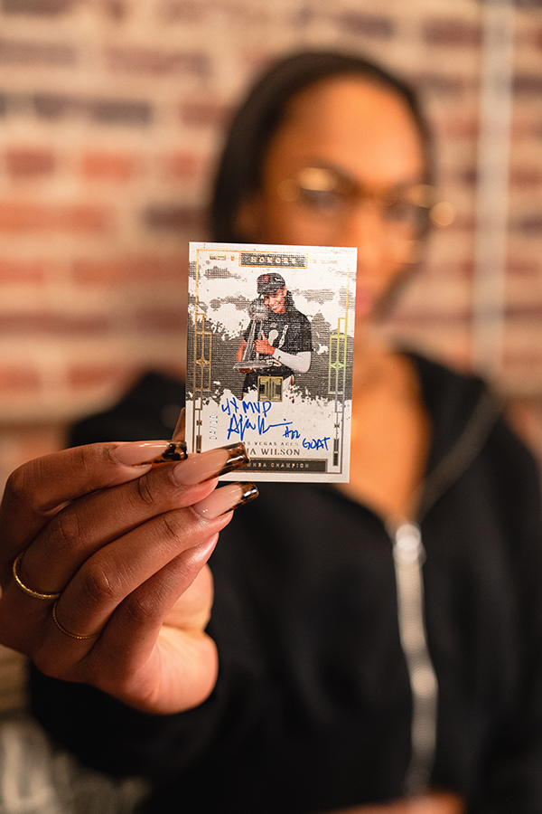A’JA WILSON PARTNERING WITH PANINI AMERICA FOR EXCLUSIVE AUTOGRAPHED TRADING CARDS