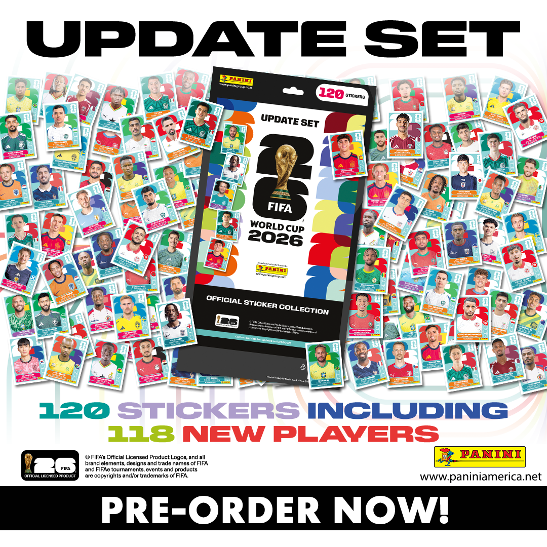 Level Up with the FIFA World Cup 2026™ Official Sticker Collection Update Set
