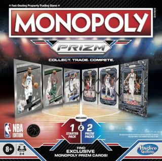 FOR IMMEDIATE RELEASE:
Hasbro and Panini America partner to bring NBA Prizm Trading Cards to Monopoly in a new Board Game, launching April 16th, 2023.

FULL STORY: PaniniAmerica.net/Blog

#whodoyoucollect @hasbro @hasbropulse #NBA #monopoly #monopolygame