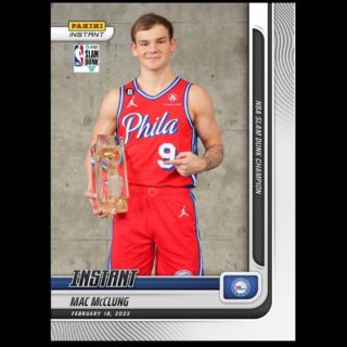 NBA All Star Weekend was absolute 🔥🔥 To celebrate, we've got a brand new batch of #PaniniInstant #NBA cards featuring Mac McClung, Jayson Tatum, Damian Lillard and the rest of the weekend's stars!

SHOP: PaniniAmerica.net and click on "NBA 2022-23" under the Store header 
 
#whodoyoucollect #NBAAllStar #NBADunkContest
